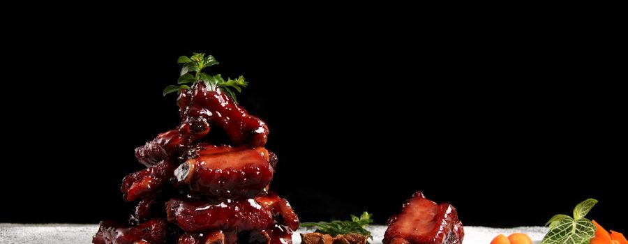 Spareribs with sweet and sour sauce